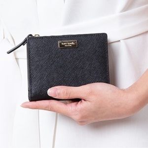 Kate Spade - Laurel Way Small Shawn Leather Wallet - Black